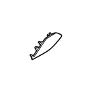 Genuine Mercedes-benz Oe Cover Trim 297-727-47-00-2C41. Fixed Price $111.71.