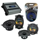 Porsche 911 1973-1997 Factory Speaker Upgrade Harmony R46 R5 & HA-A400.4 Amp. Fixed Price $195.95.