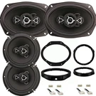 2015-2025 Ford F-150 500W Front Door 6X9" & 300W Rear 6.5" Speakers Kit. Fixed Price $147.99.