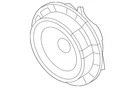 Genuine Mazda Rear Dr Speaker BHB6-66-960. Fixed Price $19.85.