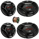 2X Jvc CS-DR621 6.5" 300W Max Speakers, 6X9" 500W 3-WAY W/wire. Fixed Price $130.99.