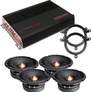 Front & Rear 400W Midrange 6.5" Speakers Amplifier For 2007-2017 Jeep Wrangler. Fixed Price $250.99.