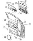Genuine Mopar Speaker Grille Left 1AW73XDVAB. Fixed Price $44.59.