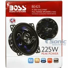 Boss BE423 225W Rage Series 3-WAY 4" Car Coaxial Stereo Speakers. Fixed Price $47.16.
