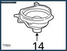 2007 12 Lexus ES350 Rear Center Subwoofer Speaker Oem 86160-33730 Pre.... Fixed Price $201.46.