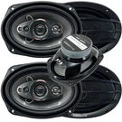 4X Audiobank 6X9 2800 Watt 5-WAY Red Car Stereo Coaxial Speakers- AB690. Fixed Price $94.99.