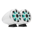 Kicker 46KMFC65W 6.5" 195W Marine Led Tower Speakers W/white Grille (pair). Fixed Price $424.96.