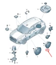 New Audi Q2 Ga Rear Door Bass Loudspeaker 83A035411 83A-035-411. Fixed Price $85.60.