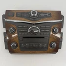 Infiniti QX56 Radio Navigation Ac Control Panel Wood 283951LA3A 253911LA5B 11-13. Fixed Price $100.00.