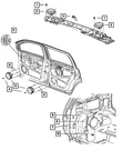 Genuine Mopar Speaker Door 56040856AC. Fixed Price $12.25.