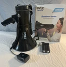 Pyle PMP561LTB 50W Megaphone Speaker With Led Lights, Rechargeable Battery. Fixed Price $36.82.