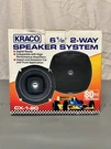 Kraco High Performance Systems Model CX-1-20 (2 Speakers) 6.5 2-WAY. Fixed Price $42.00.