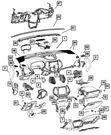 Genuine Mopar Speaker Grille Left 1YQ70LU5AD. Fixed Price $29.21.