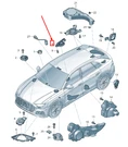 New Audi Q8 4MN Left Windshield Pillar Treble Speaker 4M8035399J 4M8-035-399-J. Fixed Price $100.50.
