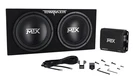 Mtx Terminator TNP212D2 1200 Watt Ohm Dual Subwoofers/sub Box/amp Package. Fixed Price $285.92.