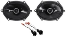 Kicker 6X8" Rear Factory Speaker Replacement Kit 2011-2015 Ford F-650/750. Fixed Price $84.99.