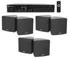 Rockville Commercial Restaurant Bluetooth AMPLIFIER+(6) 3.5" Black Cube Speakers. Fixed Price $299.95.