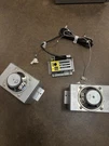 Industrial Speaker & Amp Set - 8 Ohm 3W Galvanized Steel Housings Diy Audio. Fixed Price $50.00.