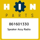 Hino Speaker Assy Radio 861601330, New Genuine Oem Part. Fixed Price $97.37.