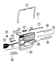 Genuine Mopar Speaker Grille Right 6UB841X8AC. Fixed Price $592.25.