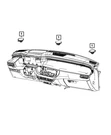 Genuine Mopar Speaker Right Rear 68416998AA. Fixed Price $34.00.