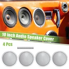 4PCS 10" Auto Speaker Grill Cover Mesh Subwoofer Guard W/ Screws Silver Tone. Fixed Price $41.99.