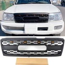 Black Front Grille For 2003-2006 Toyota Land Crusier LC100 FJ100 W/led. Fixed Price $145.00.