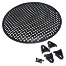 12" Metal Speaker Waffle Mesh Grill Cover W/ Clips & Screws. Fixed Price $10.95.