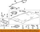 Gm Oem 13-20 IMPALA,XT5,XTS Roof Interior Trim-vent 22923874. Fixed Price $40.26.