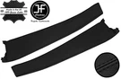 Black Stitch 2X Door Sill Trim Top Grain Leather Cover For Lotus Elise S2 01-06. Fixed Price $470.60.