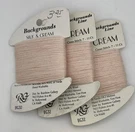 Rainbow Gallery Silk&cream BG32- Wool Blend-needlepoint Background/lines. Fixed Price $27.00.