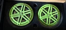 Jl Audio MX770-CCX-SG-TB 7.7" 2-WAY Marine Coaxial Speakers Green Sport Grilles. Fixed Price $300.00.