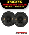 Kicker 51KSC2704 2.75" Series 4-OHM Midrange Car Speakers. Fixed Price $50.96.