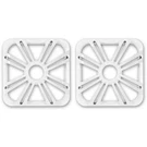 Kicker 10" Marine Led Grilles (pair) White 11L710GLW For Solo-baric 11S1.... Fixed Price $86.98.