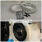 Focal 165 KRX3, 20 Mm Aluminum Rings For Woofers. Fixed Price $53.00.