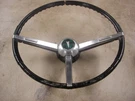 1967 1968 Pontiac Gto Lemans Tempest Firebird Black Steering Wheel Assembly Gm. Fixed Price $250.00.