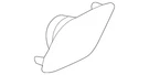 Genuine Volkswagen Speaker Grille 5GM-868-151-L-82V. Fixed Price $12.91.