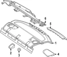 Genuine Mercedes-benz Cover Trim 214-694-09-00-8T92. Fixed Price $89.70.