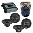 Dodge Dakota 2008-2011 Factory Speaker Upgrade Harmony (2) R65 & HA-A400.4 Amp. Fixed Price $224.95.