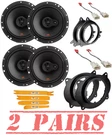 Jbl STAGE2 3-WAY 250 Watts 6.5" Front & Rear Speakers For 2007-18 Toyota Tundra. Fixed Price $183.99.