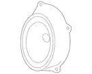 Genuine Nissan Speaker 28157-3WS0A. Fixed Price $157.57.
