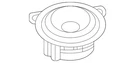 Genuine Volkswagen Inst Panel Speaker 11A-035-415. Fixed Price $15.04.