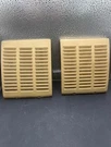 Dash Speaker Grille Covers Beige Mercedes R107 W107 C107 450SL 380 560 R/l. Fixed Price $50.00.