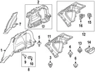 Genuine Mazda Speaker Cover KB8C-68-222-75. Fixed Price $14.69.