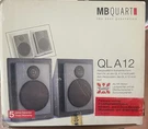 Mb Quart Ql 12 Way Bookshelf Speakers Black Pair New Nos. Fixed Price $157.50.