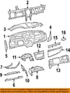 Chrysler Oem 07-10 Sebring Instrument Panel Components-speaker Grille 1BJ48ZJ8AB. Fixed Price $30.33.