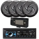 Pyle PLCD43BTM Marine Bluetooth Radio, 4X 4" 100W Speakers, Cover (black). Fixed Price $150.49.