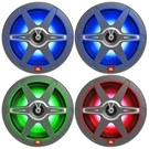 4X Jbl Club 82 8" 450 Watt Max Marine Boat Audio Rgb Led Gray Speakers W/grilles. Fixed Price $398.99.