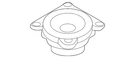 Genuine Mitsubishi Speaker 8720A306. Fixed Price $159.36.