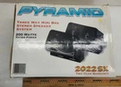 Pyramid 2022 Sx 3-WAY Speaker System 200W Pair. Fixed Price $27.01.
